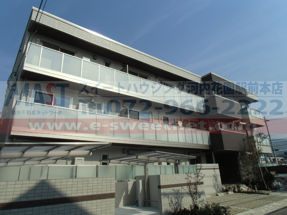 CMでおなじみの積水ハウスの賃貸住宅!!シャーメゾンシリーズ!!瓢箪山駅に登場♪♪新築!!新婚様オススメ♪♪写真